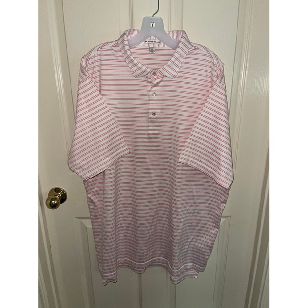 Peter Millar XXL Double‎ Pink & White Striped 100% Cotton